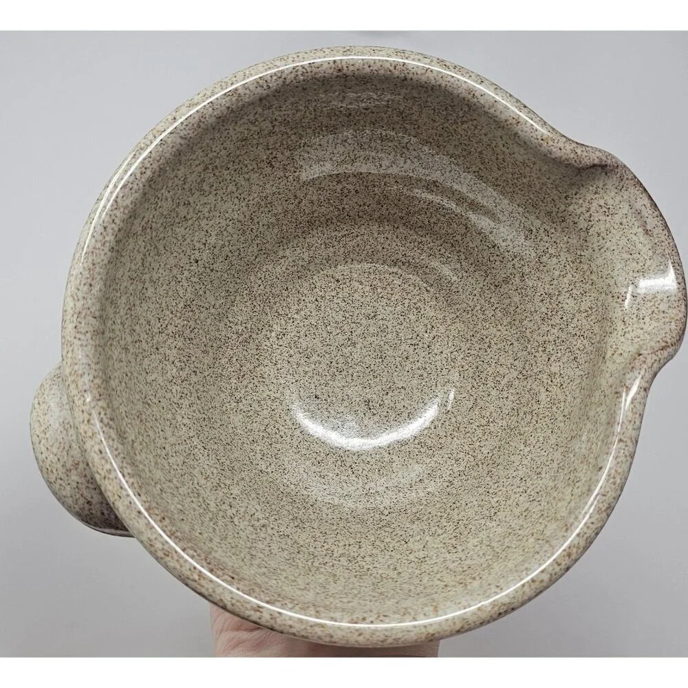 Vintage Old Time Pottery Gravy Mixing Bowl 1997 Stoneware 7